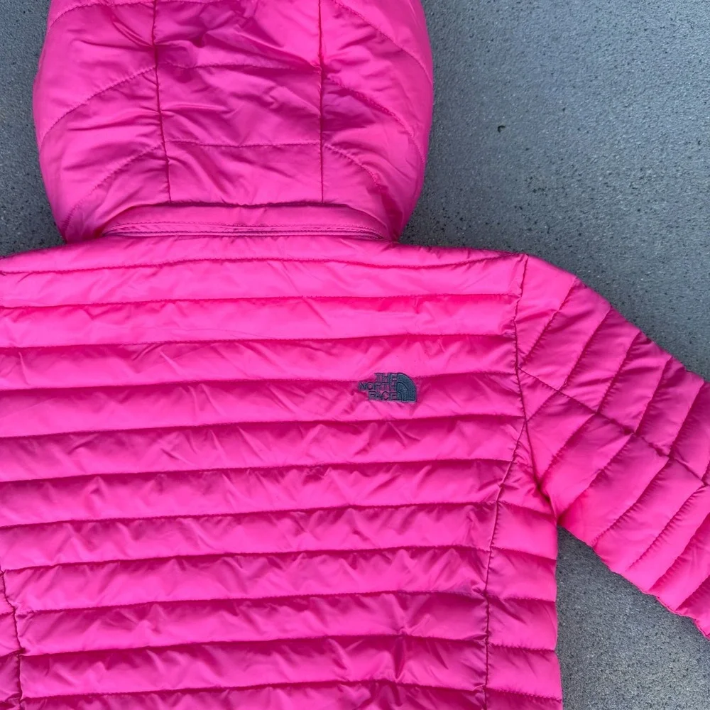 The Northface Kids Toddler 10T Down Zip Hood Jacket Style Pink Summit Series 900
